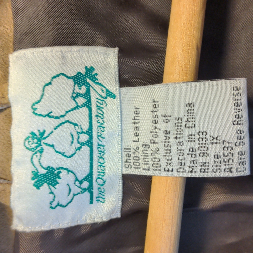 The Quacker Factory Women's Size 1X 100% Leather Western Horse Themed Shirt - Picture 6 of 15